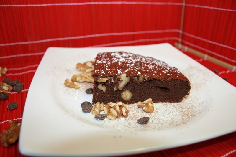 Brownie de chocolate fit