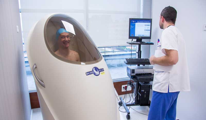 La prueba de esfuerzo del deportista: el bod pod