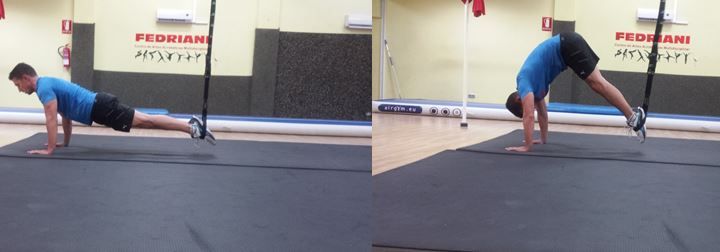 Abdominales en suspensión