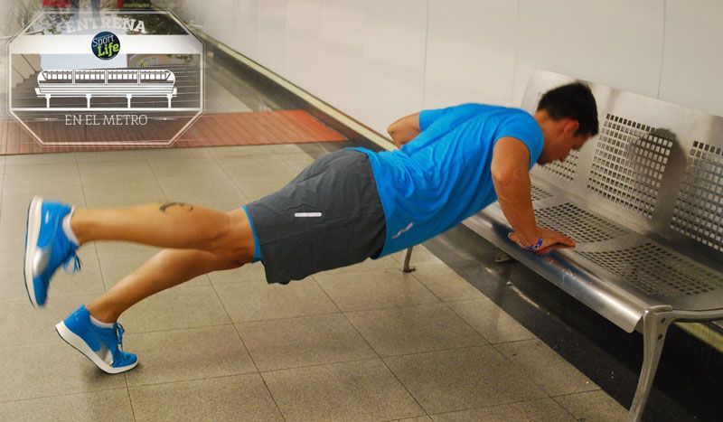 Trabajo de pectorales. ¡Al metro a entrenar!