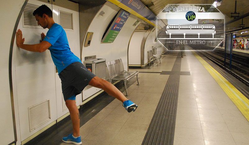 Trabajo de glúteos. ¡Al metro a entrenar!