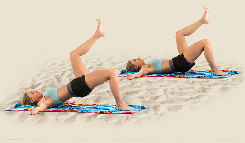 Mantén tu forma en la playa o montaña: ¡Abdominales para llevar!