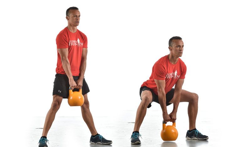 Pierde grasa a la fuerza: circuito con kettlebell