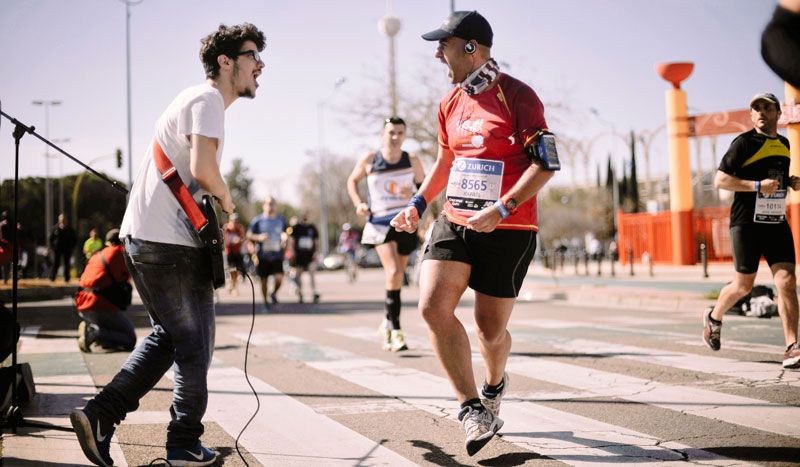 ¿Vienes al maratón de Sevilla?