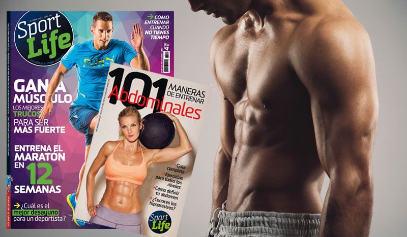 Sport Life octubre llega al quiosco con el libro de las 101 maneras de hacer abdominales