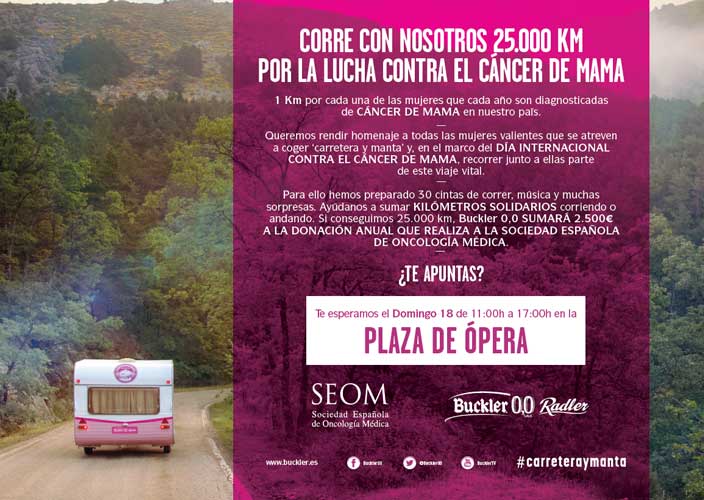 25.000 km solidarios por la lucha contra el cáncer de mama