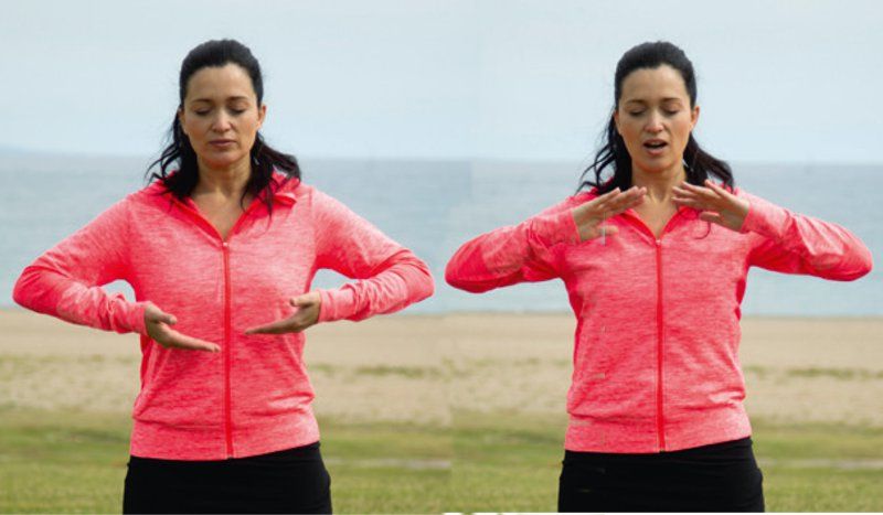 Cinco ejercicios de yoga para calentar