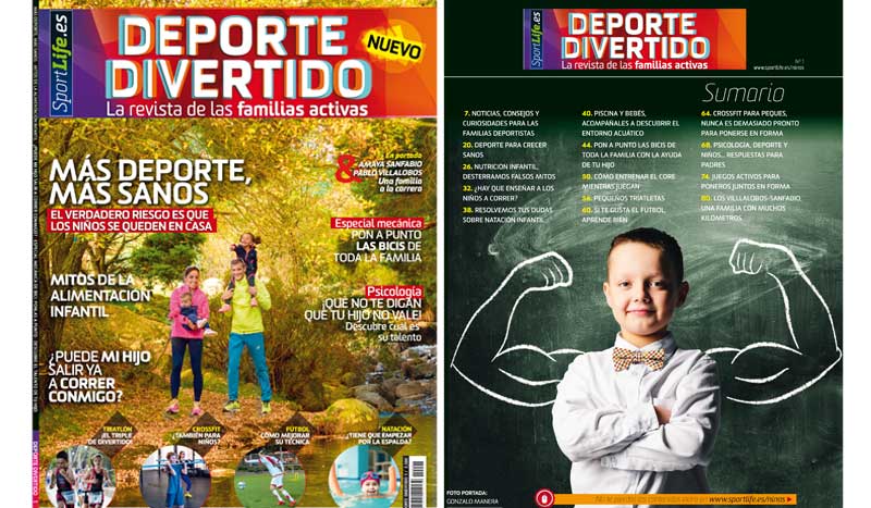La revista de las familias activas, ¡llega a los quioscos deporte divertido!