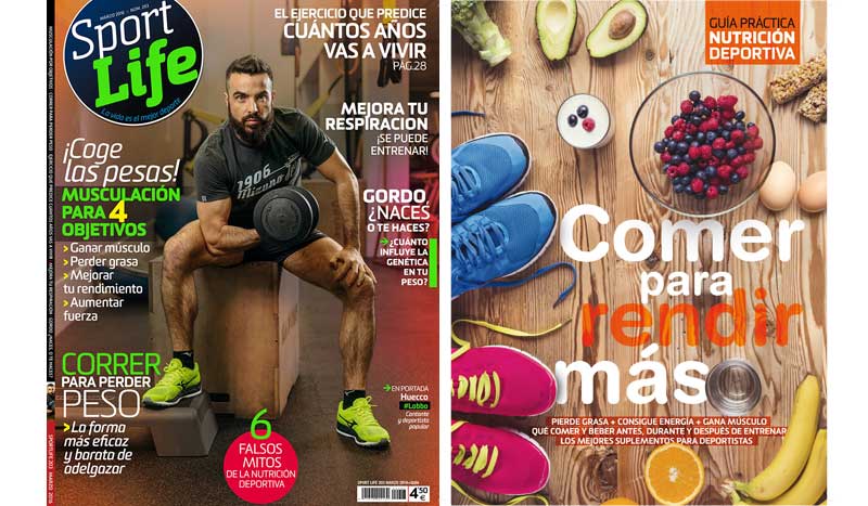 ¿Guía práctica de nutrición deportiva o librito de abdominales? ¡Elige con tu Sport Life de marzo!