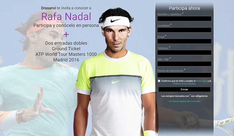 ¿Quieres conocer a Rafa Nadal?