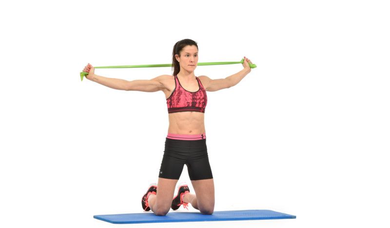 Tres ejercicios para estirar el pectoral