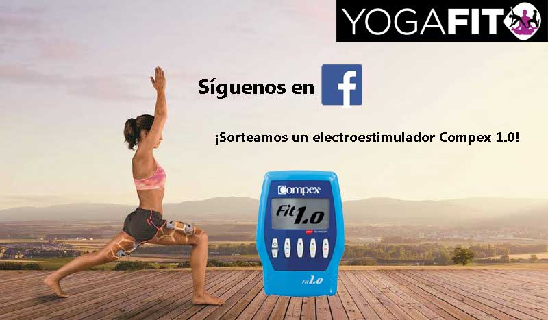Seguir a YogaFit en Facebook tiene premio... ¡Sorteamos un electroestimulador Compex 1.0!