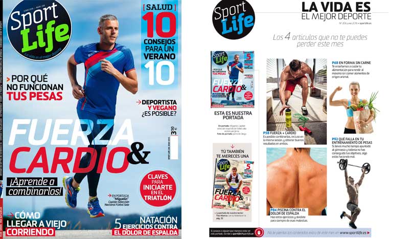 Sumario Sport Life 206 junio 2016