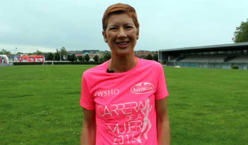 Entrevista a la corredora Natacha López: "corro contra el cáncer"