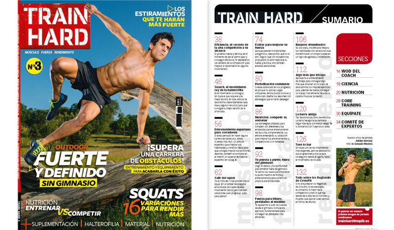 El número 3 de Train Hard ya está en tu quiosco