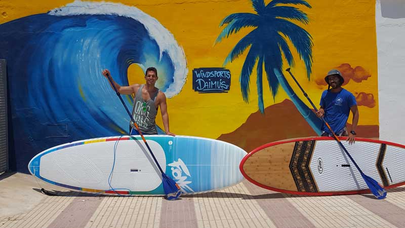 ¡Fitness acuático a golpe de paddle surf!