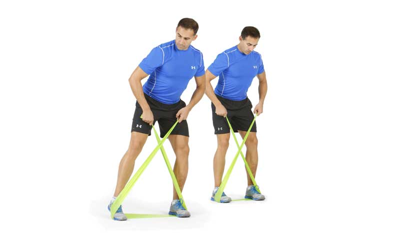 El ejercicio para tu cadera: Monster Walks resistido