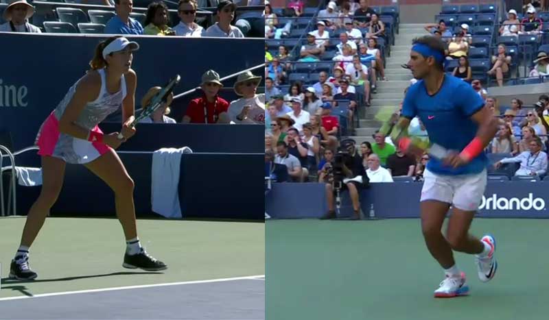 Us Open, ¡los mejores puntos de Rafa Nadal y Garbiñe Muguruza!
