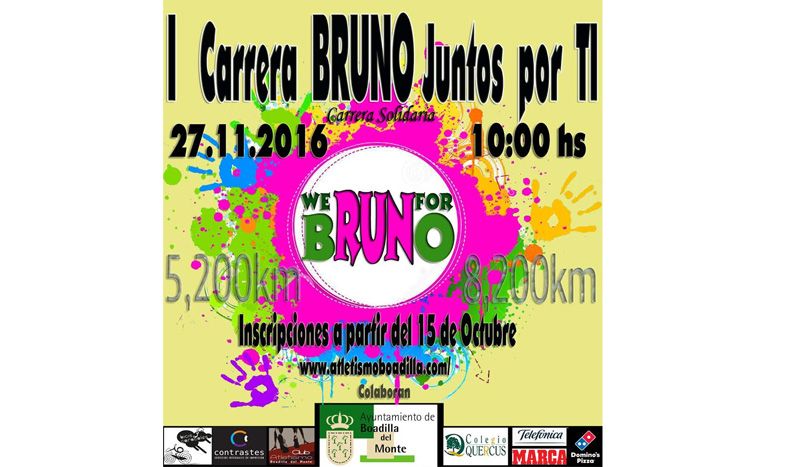 ¿Corres con nosotros por Bruno?