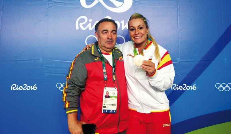 Matías Fernández, entrenador de Lydia Valentín: "El secreto de Lydia es entrenar, entrenar, entrenar"