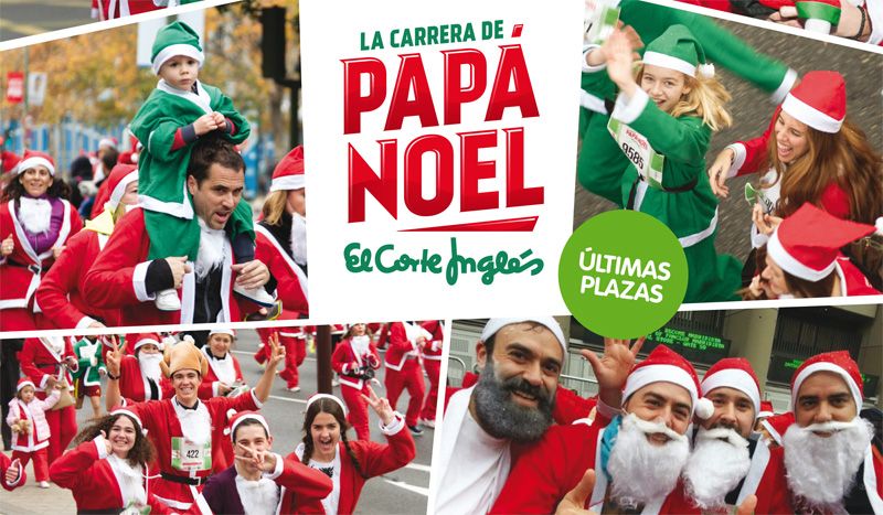 Cuenta atrás para la Carrera de Papá Noel El Corte Inglés de Madrid