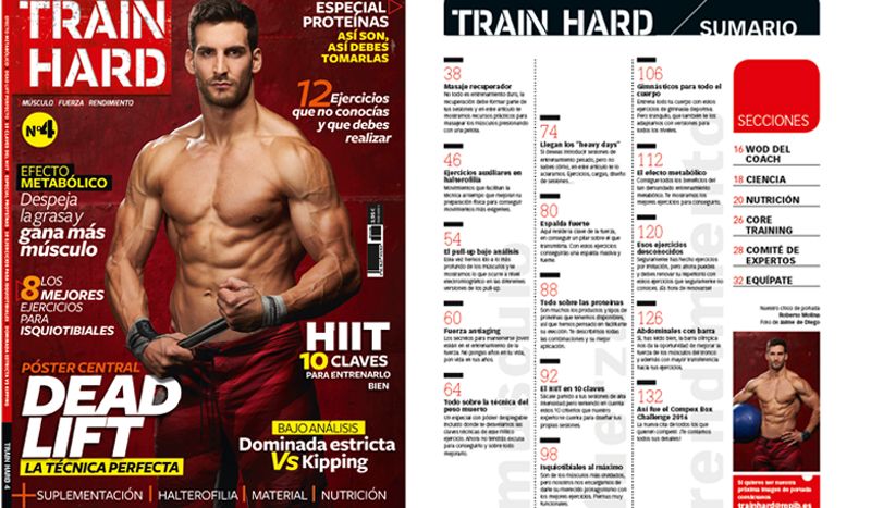 El número 4 de Train Hard ya está en quiosco, ¡hazte con él!