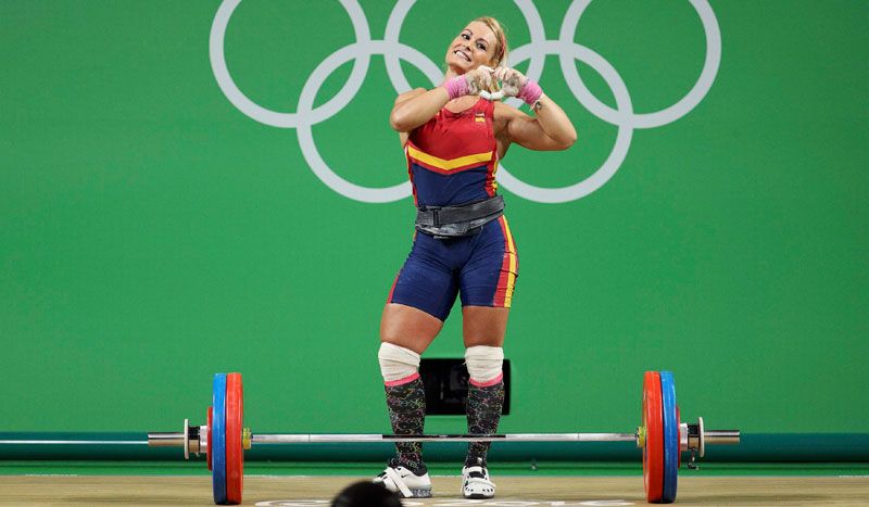 Lydia Valentín, triple medallista olímpica en halterofilia