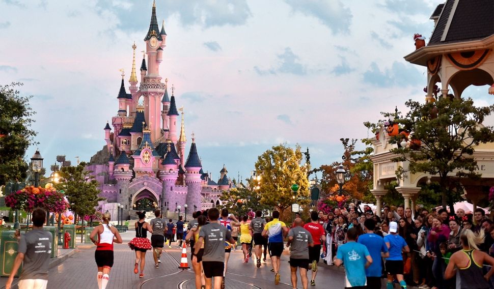 La media maratón de Disneyland Paris