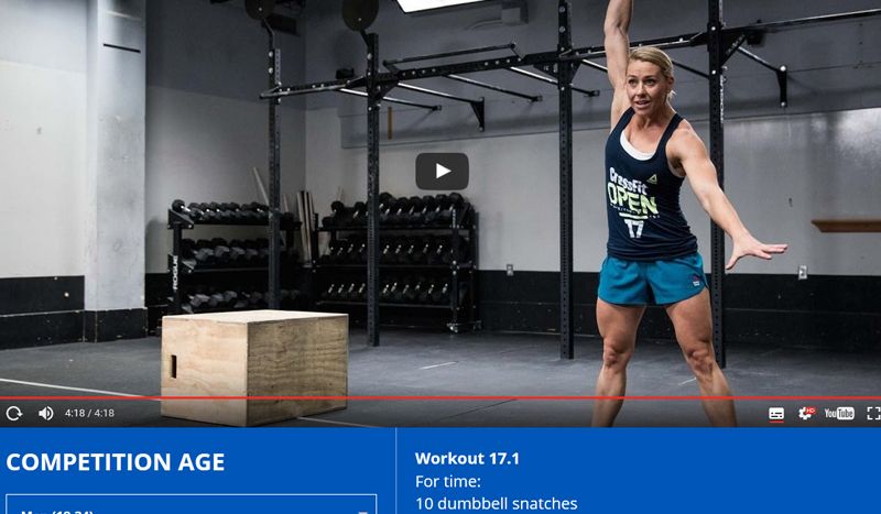 Así fue el primer WOD de los Open