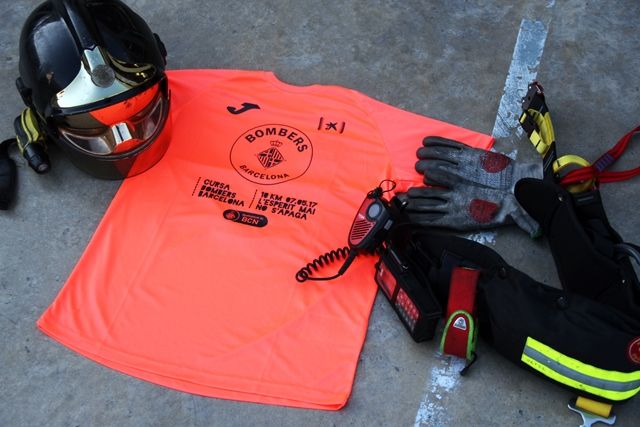 Asi es la camiseta de la Cursa Bombers