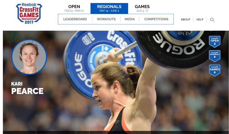 Kari Pearce, te presentamos a la segunda clasificada en los Open de CrossFit 2017