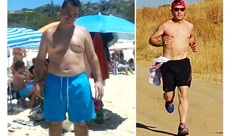 Club Pérdida de peso: Juanjo Aterido: "no me planteé hacer una dieta sino comer sano"