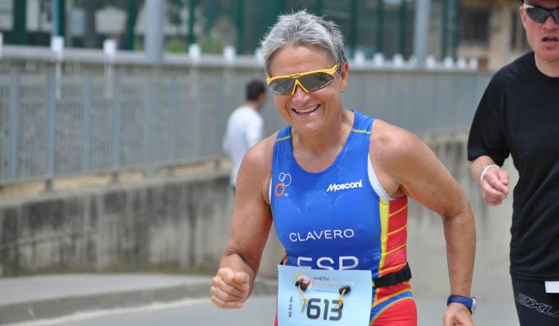 Montserrat Clavero, no hay ironman que se le resista a los 63 años