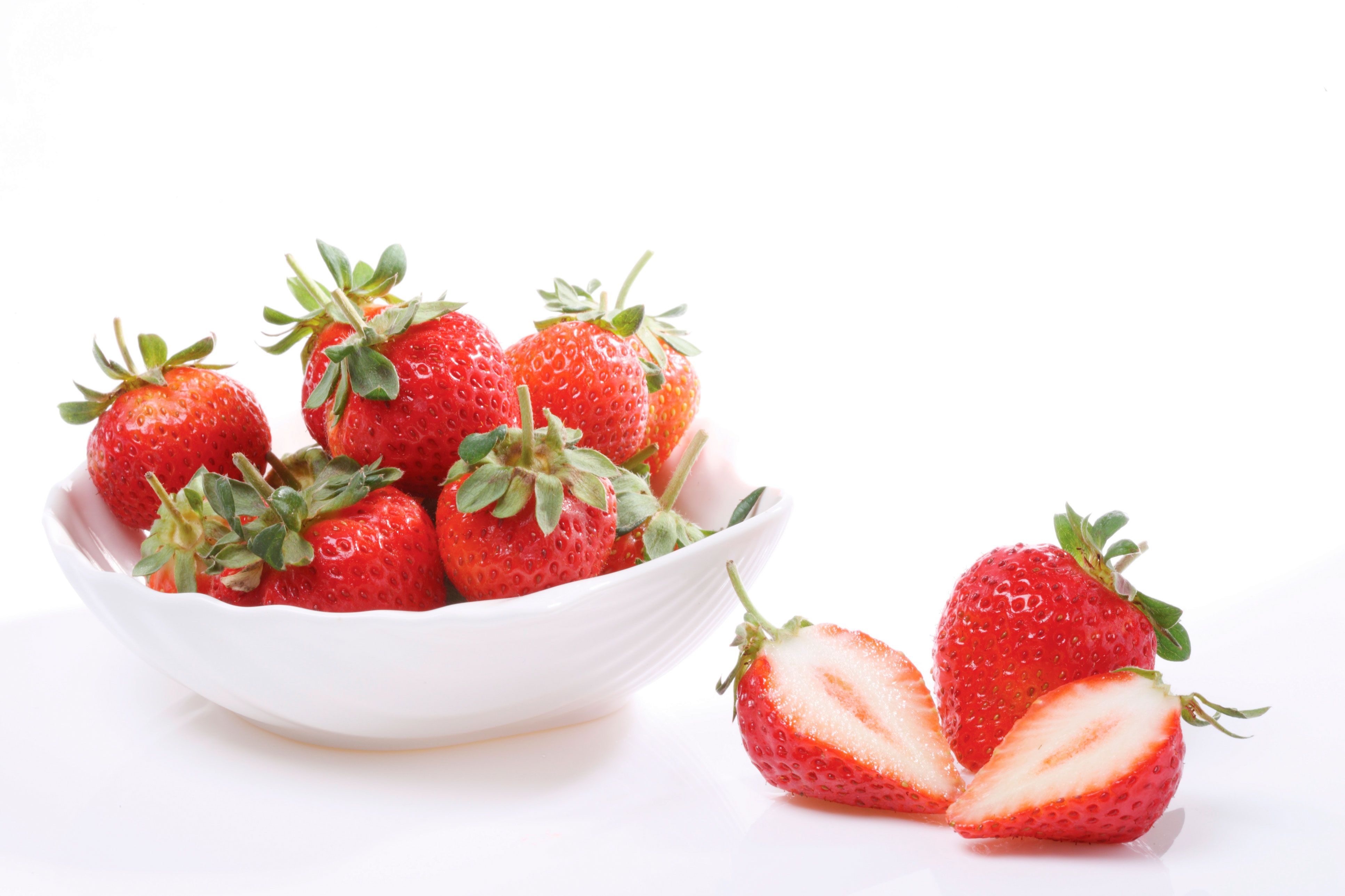 Batido proteico con fresas