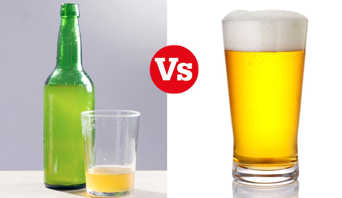 Cerveza o sidra, ¿qué es más sano?