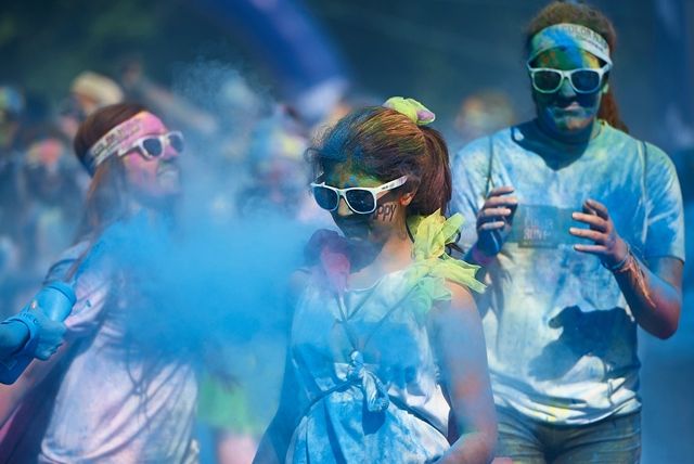 La carrera de los colores