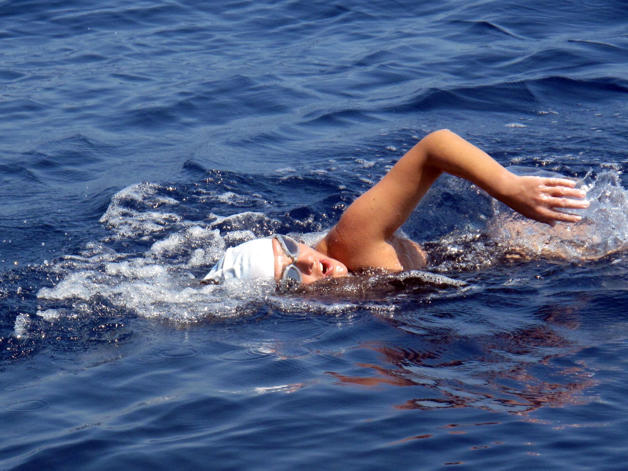 Del cáncer de mama a la triple corona de natacion