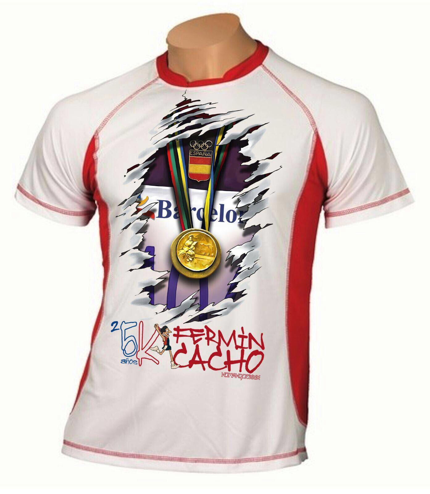 La original camiseta que rinde homenaje a Fermín Cacho