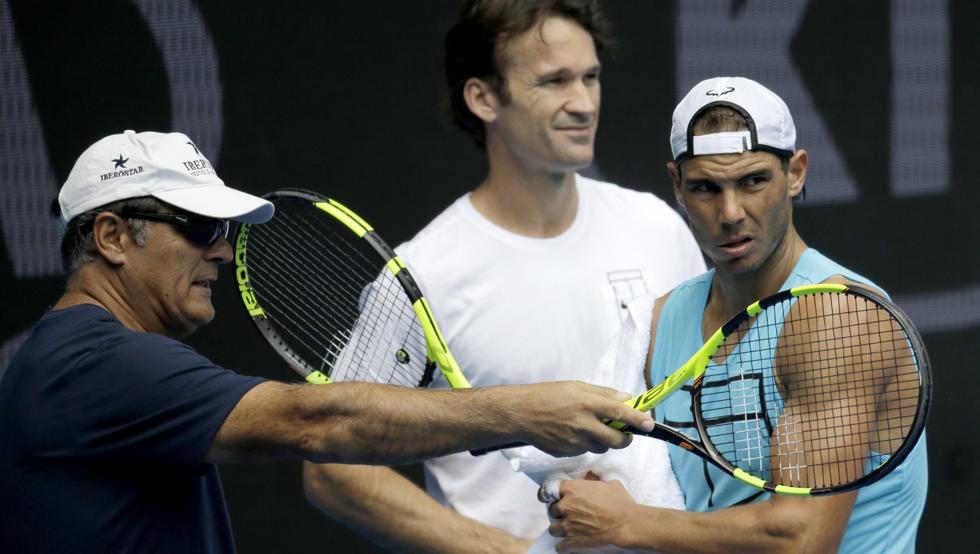 El lujazo de entrenar con Toni Nadal