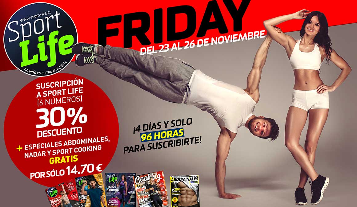 ¡Nuestras ofertas Sport Life con descuento para tu Black Friday deportivo!