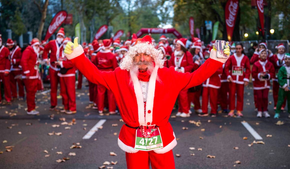Las mejores imágenes de la Carrera de Papá Noel, ¡descárgatelas gratis!