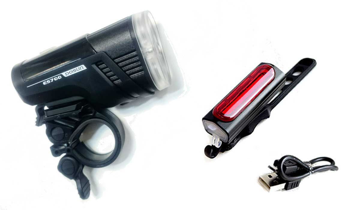 Kit de luces para bicicleta Dosun ES700 + ESC10 Kit de luces para bicicleta Dosun ES700 + ESC10