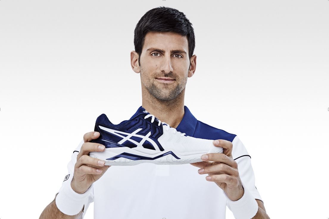 Asics lanza la primera zapatilla con Djokovic