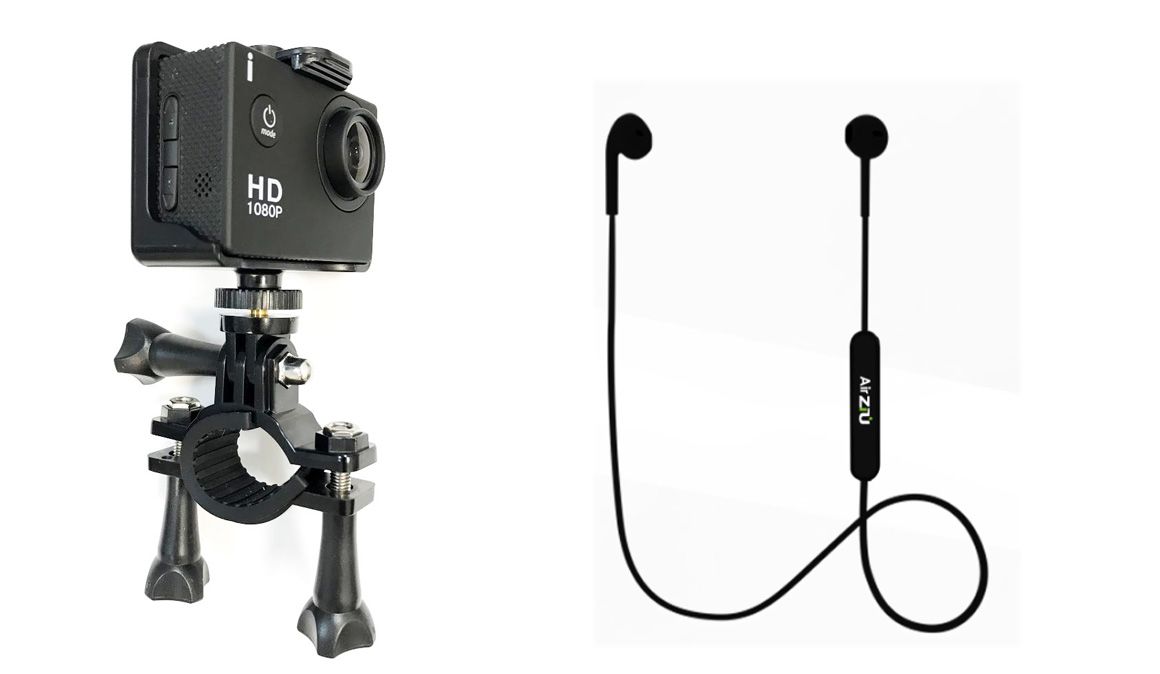 La cámara de acción y los auriculares Bluetooth que te llevas con tu suscripción a Sport Life