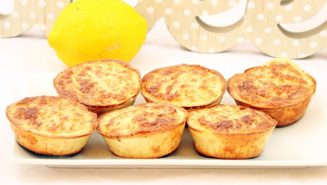 Receta de bizcochos fitness de limón bajos en grasas y ricos en proteínas