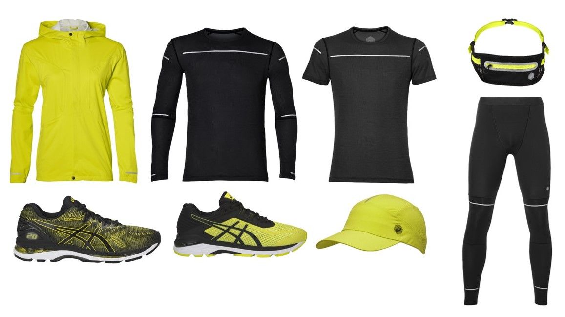 El equipamiento completo de asics para este invierno