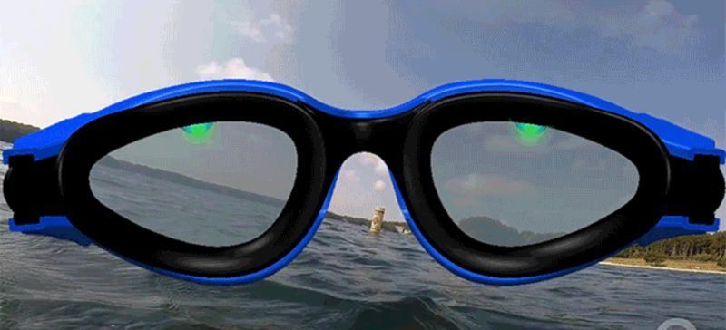 Las gafas que te ayudan a orientarte cuando nadas en aguas abiertas