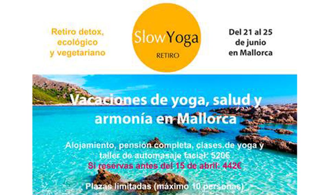 Yoga, Salud y Armonía del 21 al 25 de Junio en Mallorca