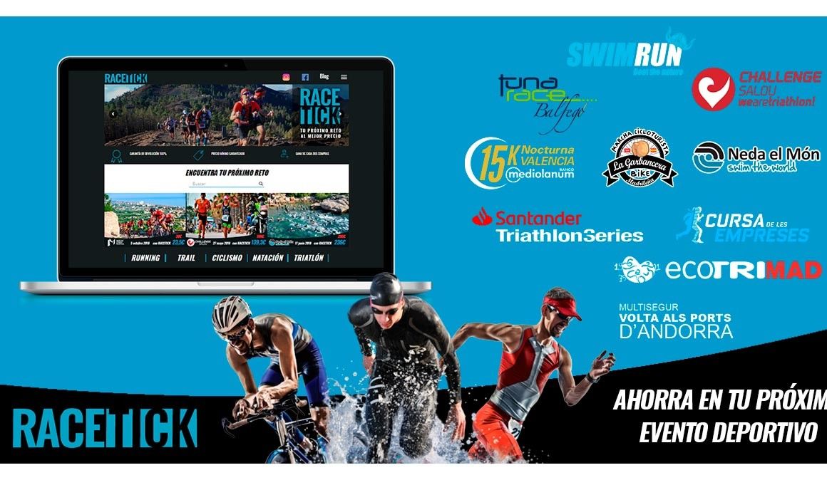 Racetick, el "atrápalo" de los eventos deportivos
