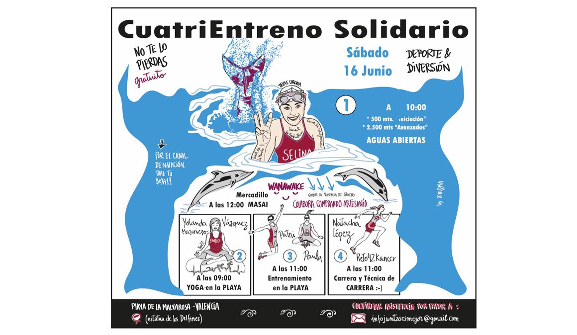 Entrena con Selina Moreno en aguas abiertas